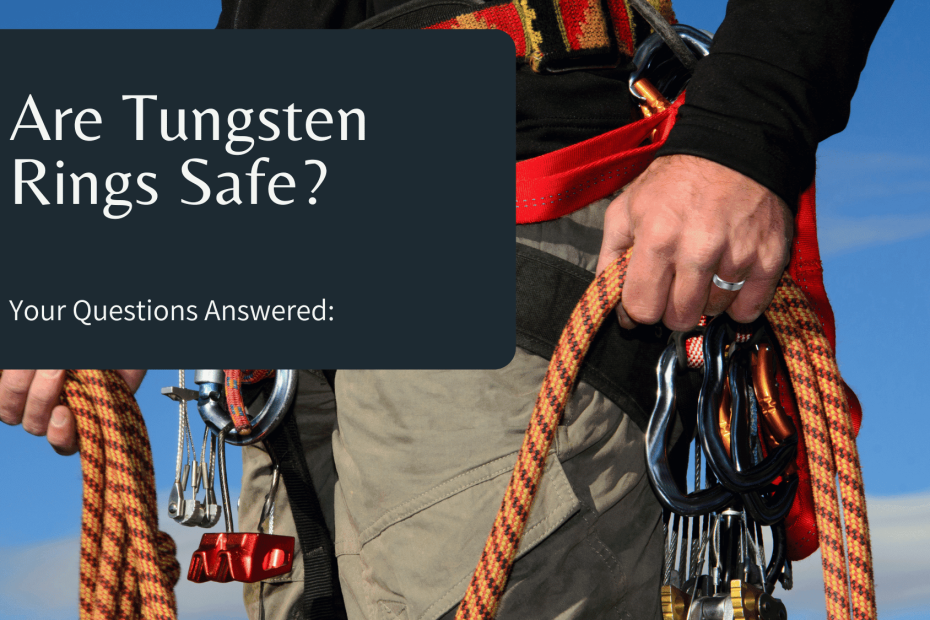 ¿Son seguros los anillos de tungsteno?
