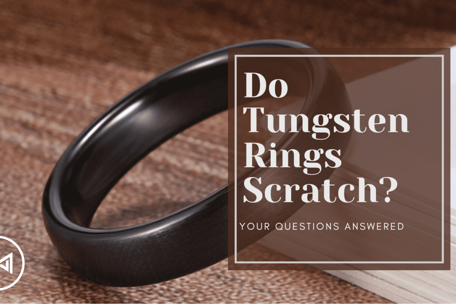 ¿Se rayan los anillos de tungsteno?